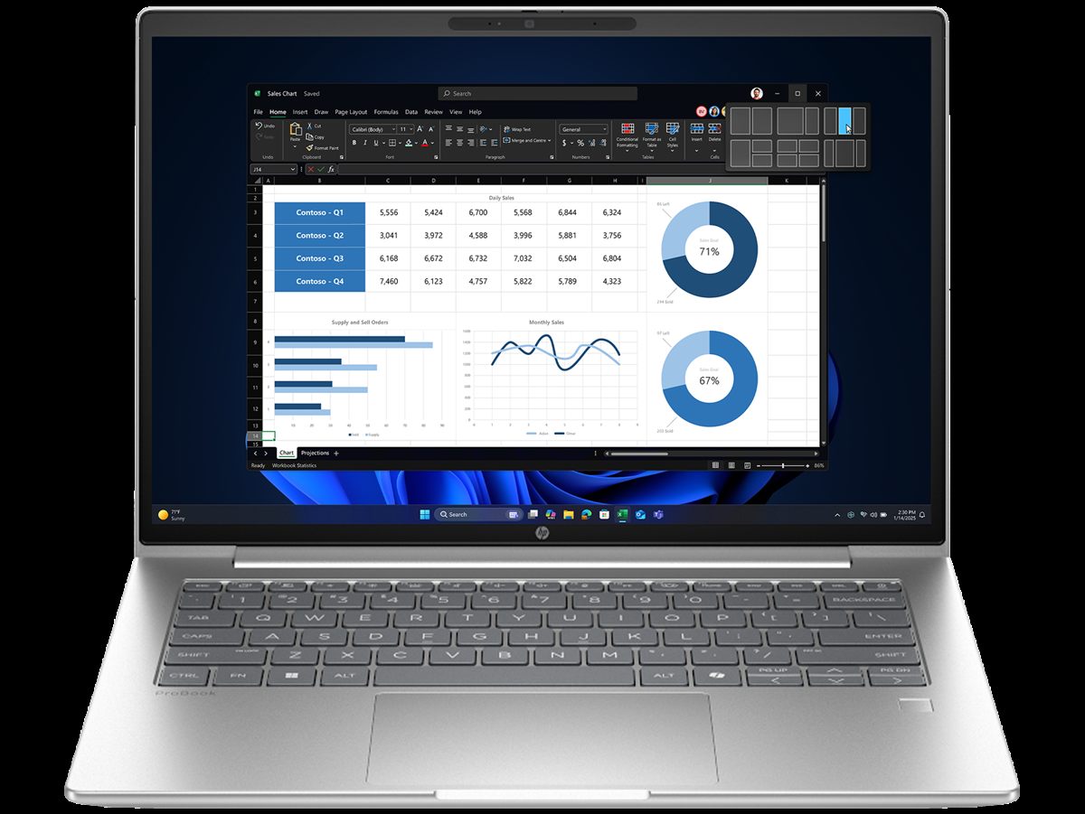 HP ProBook 4 G1i 14 Notebook AI PC (Intel Core Ultra 7)