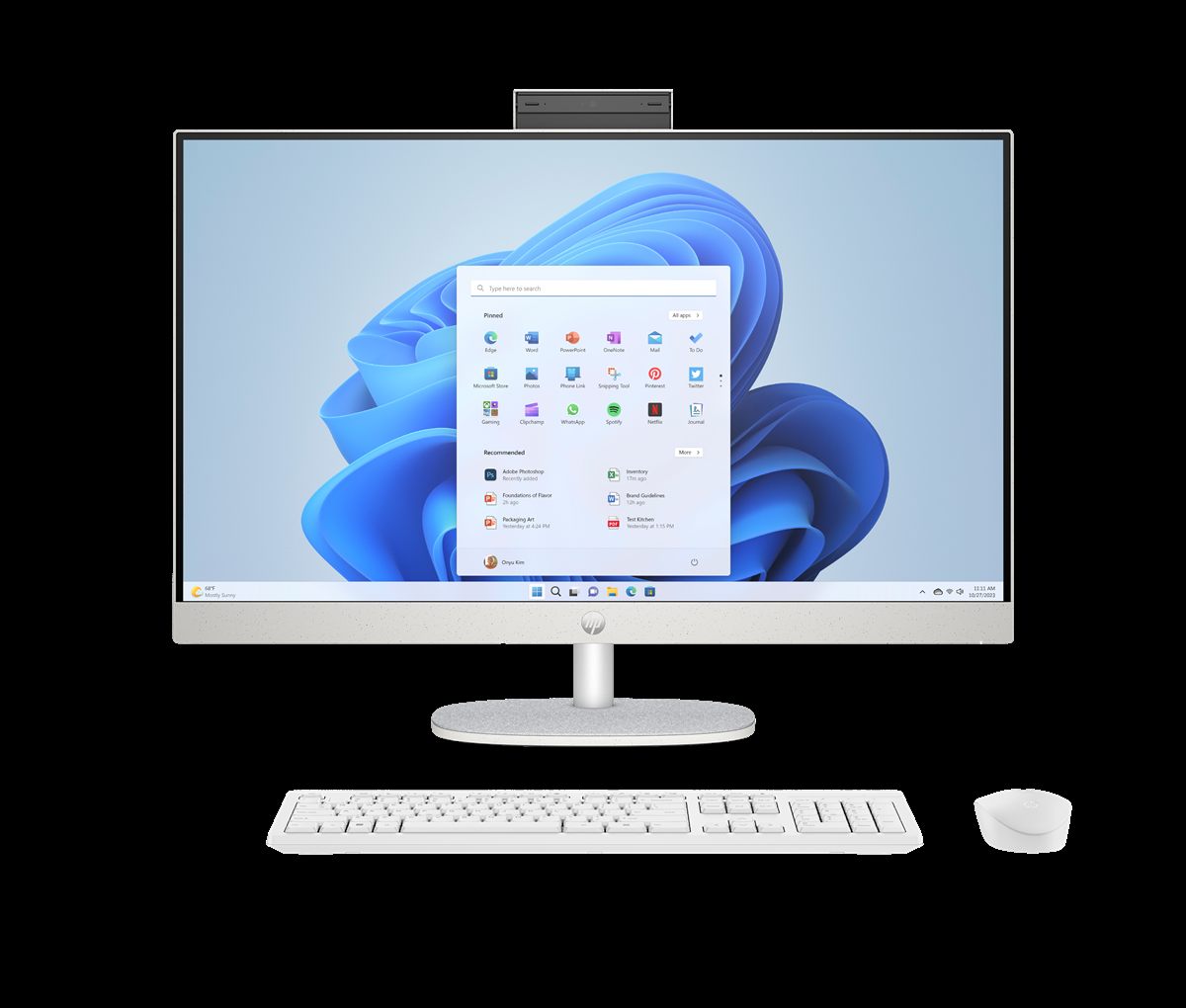 HP 27 inch All-in-One 27-cr0451in PC